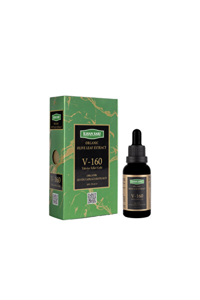 ilhan sarı organik zeytin çiftliği İlhan Sarı Organik V-160 Olive Leaf Extract 30 ml