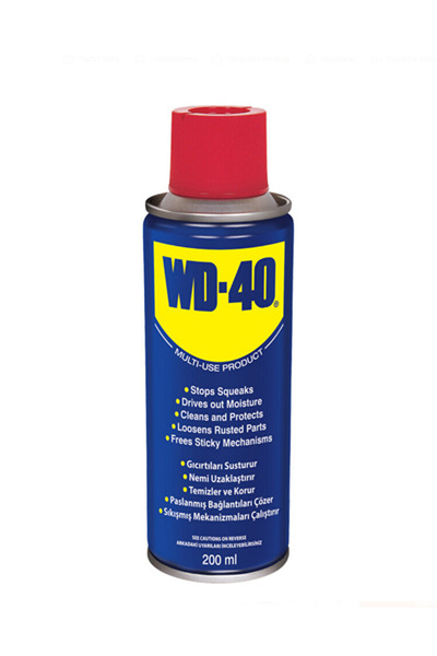 WD-40 200 ML Genel Amaçlı Yağlama ve Pas Sökücü Sprey