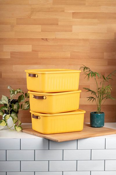 FH finehome Yellow 10LT Box of 3 - Multi-Purpose