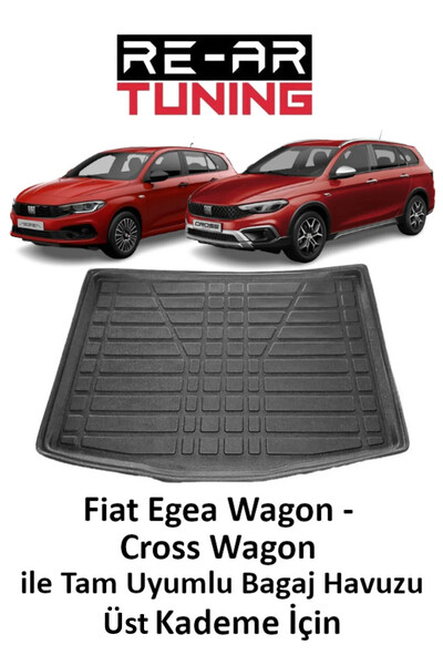 RE&AR TUNING Egea Sw Station Wagon - Cross Wagon Uyumlu Bagaj Havuzu 3d A Kal...