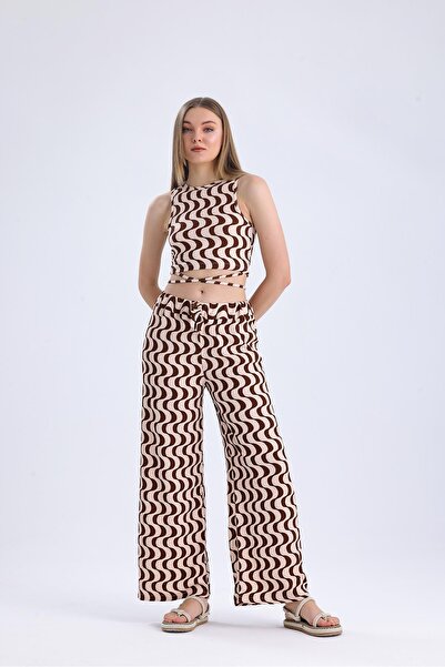 Miss Murem Strappy Athlete Trousers Set-RIBBON