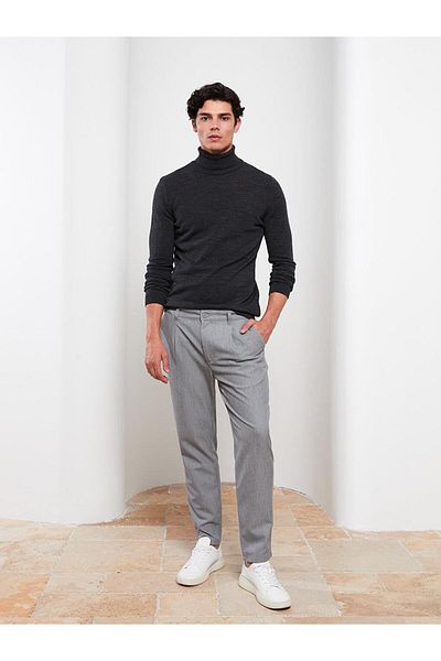 LC Waikiki Men's Knitwear Sweater - Turtleneck, Long Sleeve