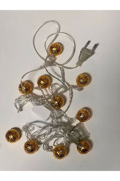 Genel Markalar FİŞLİ GÜNIŞIĞI RENKLİ 2 METRE RAMAZAN KÜRE MOTİFLİ FENER IŞIK