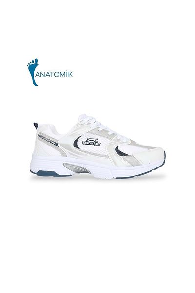 Slazenger ZANESTİ WOMEN/MEN'S SNEAKER SPORTS SHOES - WHITE NAVY BLUE - 41