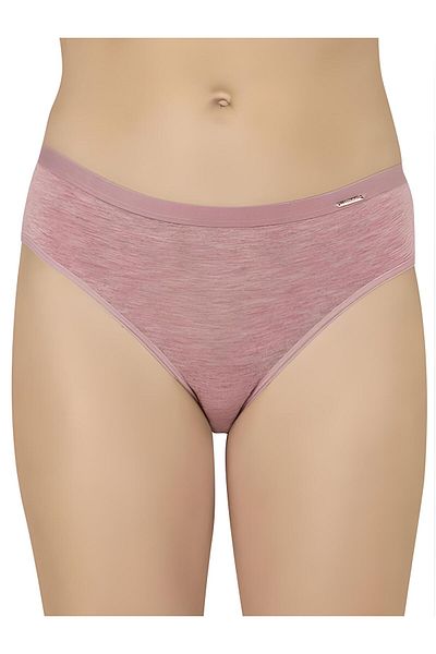 MYS GRUP TEKSTİL Set de 3 piese și slip din bambus pentru femei Jiber - verde, somon, trandafir uscat, nurcă 677-668