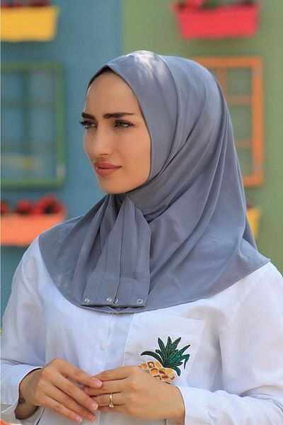 tessetür Bone diyarı Snap Bonnet Gray