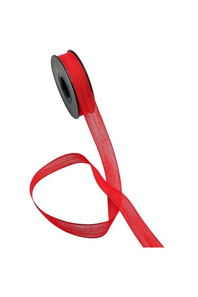 Eminonutoptanci Nopel Linen Ribbon 2.5 Cm - 20 Meters Red