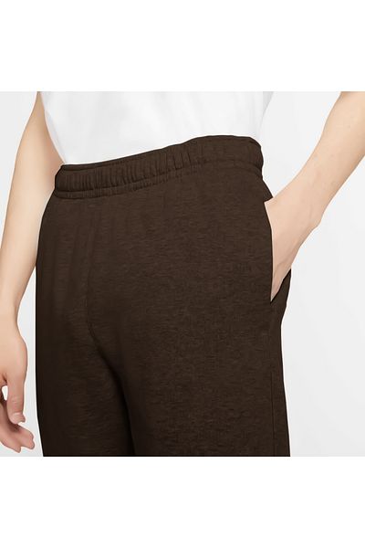 ciwi&life Unisex 2ip καφέ πλεκτό ύφασμα χαλαρής κοπής ίσιο παντελόνι