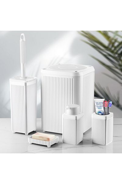 Kavi Entegre Plastik Square Bathroom Set
