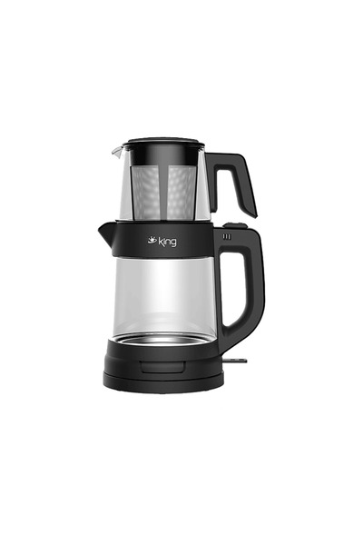 King KCM330 Demli Cam Çay Makinesi