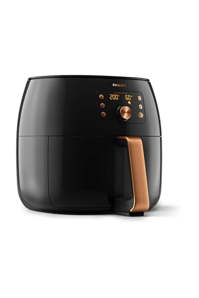 Philips HD9867/90 2225W Yağsiz Fritöz Siyah Rose
