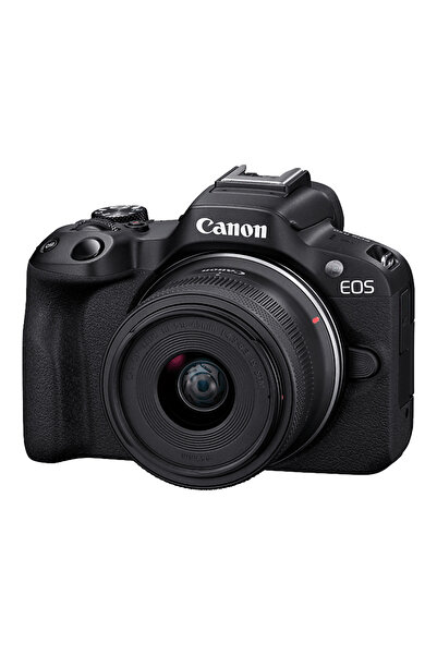Canon EOS R50 + RF-S 18-45mm iS Creator Kit Fotoğraf Makinesi Siyah