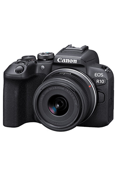 Canon EOS R10 + RF-S 18-45mm f/4.5-6.3 iS STM Kit Fotoğraf Makinesi Siyah