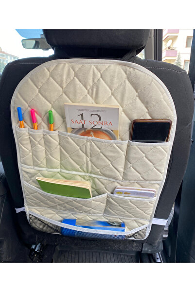 eryatex Makam Aracı - Organizator pentru scaun cu buzunare, geantă organizatoare pentru articole auto, suport pentru telefon și tabletă