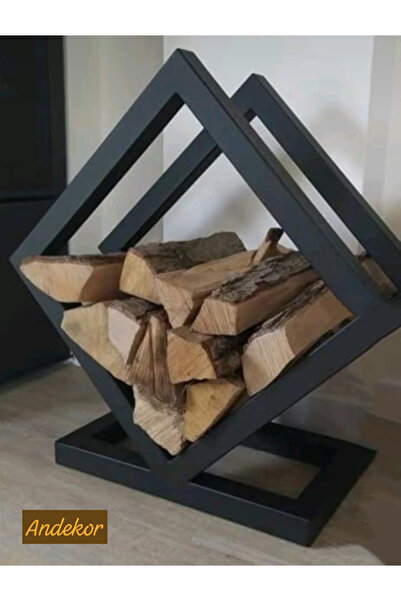Dekor Odunluk | Şömine Önü Atif Metal Odunluk