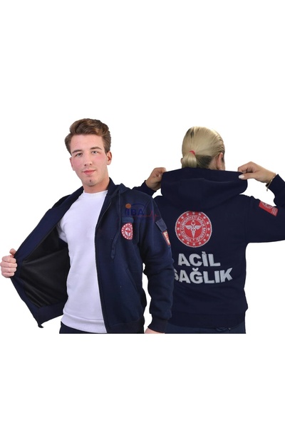 İBA MEDİKAL 112 KAPŞONLU POLAR