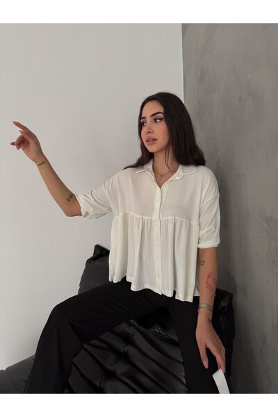 Noa Noa Robe Gather Detailed Shirt