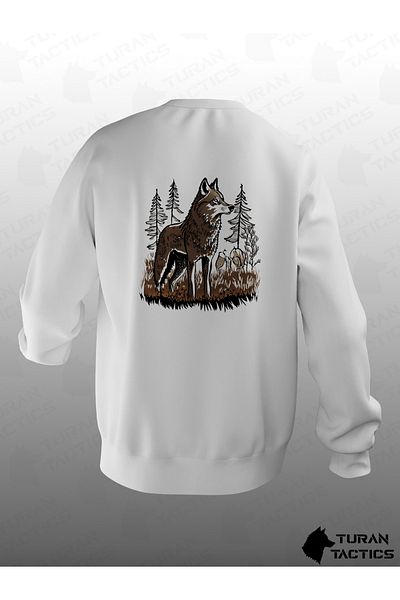 TURAN TACTICS SWEATSHIRT OVERSIZE IMPRIMAT ALFA KURT (UNISEX)