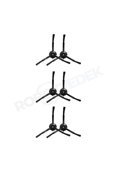 robotyedek Xiaomi S10T - 6 bucăți compatibile cu perie laterală neagră