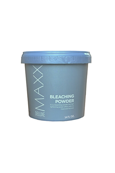 MAXX DELUXE Bleaching Powder Oryal Saç Açıcı Gümüş Toz (1000 GR) Ve 10 Volume...
