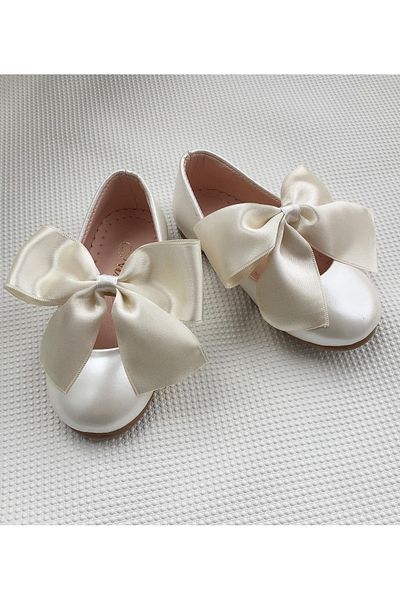 Asel Kids Girl's Bow Detailed Evening Dress Shoes