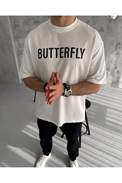 AMMA Unisex Butterfly Faith Printed 100% Cotton Premium Fabric T-shirt