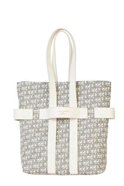 Pierre Cardin Geantă de umăr pentru femei By Can Oker albă 05pcc22k2004-mn