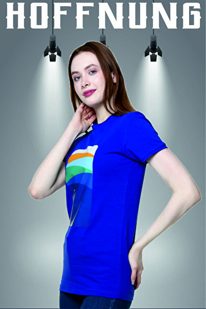 HOFFNUNG Μπλουζάκι Mobile Emotions Ψηφιακή εκτύπωση 100% βαμβακερό λεπτή εφαρμογή Slim Fit Crew λαιμόκοψη κοντομάνικο μπλουζάκι