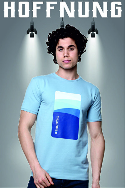 HOFFNUNG Μπλουζάκι Unisex Digital Printed - 100% βαμβάκι, λεπτή εφαρμογή, λαιμόκοψη, κοντό μανίκι