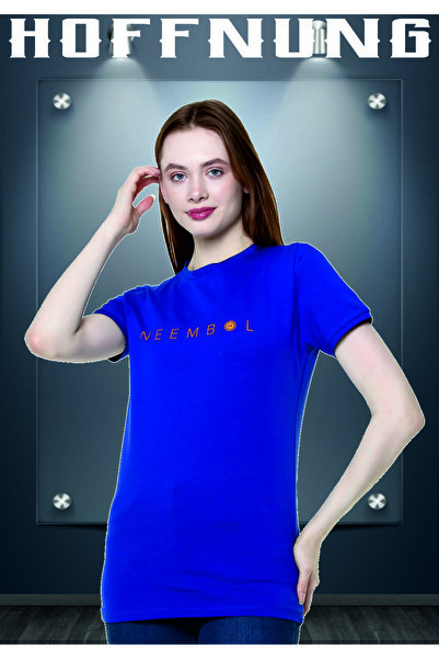 HOFFNUNG Μπλουζάκι Neembol Digital Printed 100% Cotton Slim Fit Crew Neck κοντομάνικο μπλουζάκι