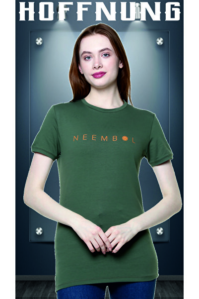 HOFFNUNG Μπλουζάκι Neembol Digital Printed 100% Cotton Slim Fit Crew Neck κοντομάνικο μπλουζάκι