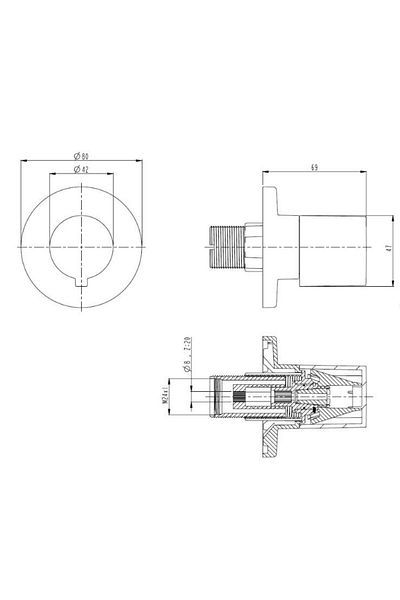 Artema Vitra Built-in Stop Valve A41461