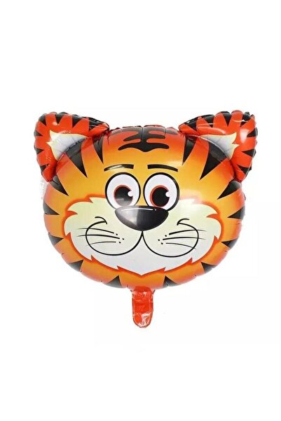 BEST PARTİ DOĞUM GÜNÜ PARTİ SÜSLERİ Animal Foil Balloon with Tiger Figure 55x...