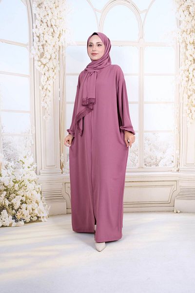 Rimel Moda Prayer Dress Dried Rose