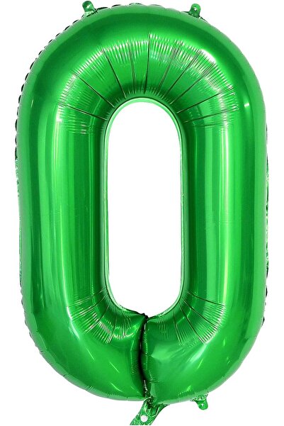 BEST PARTİ DOĞUM GÜNÜ PARTİ SÜSLERİ 0 عدد بالون فويل أخضر غامق 80 سم