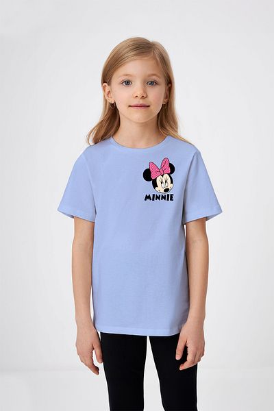ADABEBEK Tricou pentru fetiță cu model Minnie Written Bow