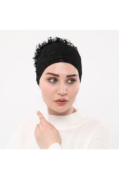 Sensu Εσωτερικό καπό με βολάν Hijab με δαντέλα