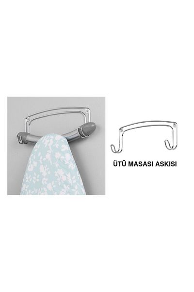 Bosphorus Wall Mount Ironing Board Stabilizer Hanger 31x5x13cm