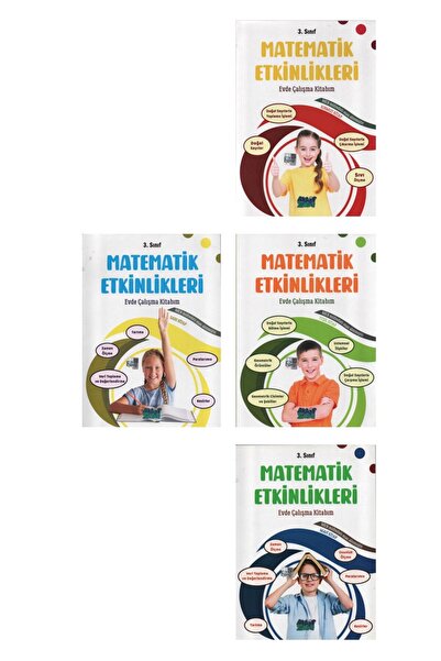 Aktif Zeka Yayınları أنشطة الرياضيات الصف 3. كتاب الدراسة المنزلية -4 كتاب