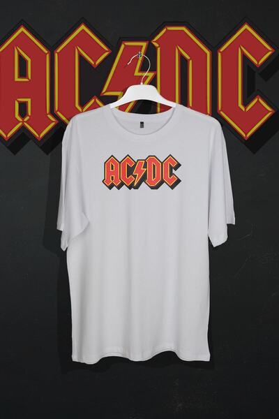CONSTRAİN Tricou oversize unisex cu imprimeu Acdc