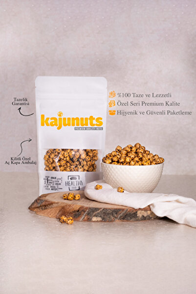 KAJUNUTS 9'lU Hediyelik Ahşap Kutulu Çorum Leblebisi Extra Duble Günlük %100 Taze Atıştırmalık Tadımlık