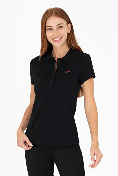 U.S. Polo Assn. Tricou negru Basic Slim de damă