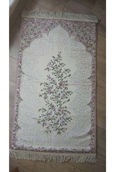 Nurka Çeyiz Çeyizlik Hediyelik Bohça Için Çiçek Detaylı Lüx Goblen Seccade