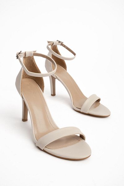 Lal Shoes & Bags Pantofi cu toc pentru damă Pride, o singură bandă-cremă