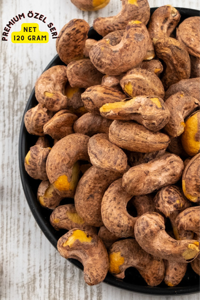 KAJUNUTS Premiumgurme Serisi Kavrulmuş Kabuklu Kaju Iri Boy Kuruyemiş %100 Ta...