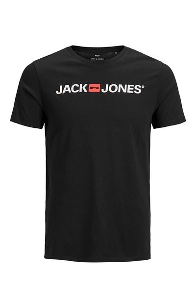 Jack & Jones Jack&jones 12137126   On Jack&jones Written 0 Κοντό μανίκι με λαιμόκοψη Tsh