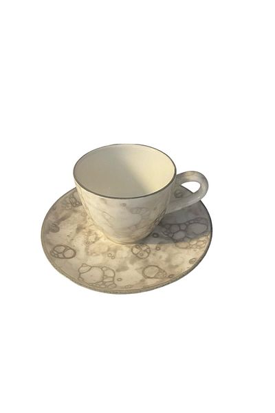 İkram Dünyası Rocks Brown Turkish Coffee Cup Set of 6