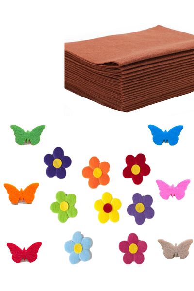 GLANCE Felt Light Brown 50X200 Cm