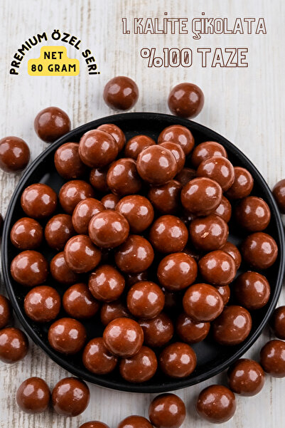 KAJUNUTS Premium Gurme Serisi 1.Kalite Sütlü Çikolatalı Fındık %100 Taze Kahve Yanı Atıştırmalık (Net 80gr)