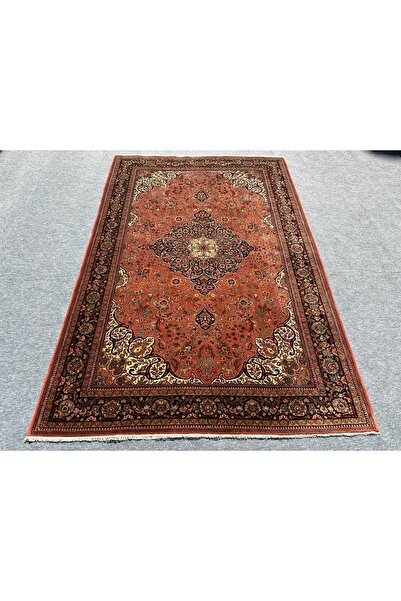 BURAK HALI EL DOKUMA LADİK HALISI 207X315 KİREMİT 6,5 M2 YÜN SALON HALISI